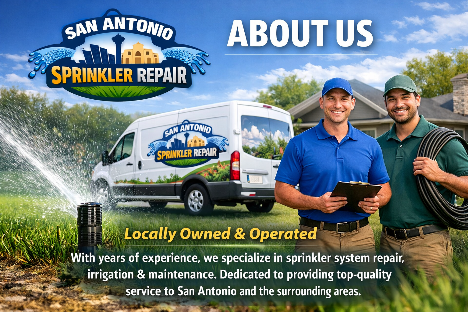 Sprinkler Repair Experts team